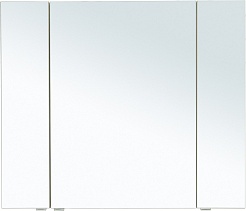 Aquanet Зеркальный шкаф Алвита New 100 дуб веллингтон белый – фотография-2